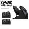 Desktop Quad PC Mouse Stand Holder for Gaming &amp; Office Mice From Logitech, Razer, Corsair &amp; More