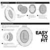 Sheepskin Earpads for BOSE NC700 Headphones, High Quality, Soft Leather &amp; Memory Foam Ear Pad for Additional Comfort