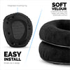 Velour Earpads for SENNHEISER RS165, RS175, RS185 &amp; RS195 Headphones - Soft Foam Ear Pad, HDR165, HDR175, HDR185, HDR195