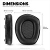 Sheepskin Earpads for SENNHEISER RS165, RS175, RS185 &amp; RS195 Headphones - High Quality, Soft Real Leather &amp; Memory Foam Ear Pad, HDR165, HDR175, HDR185, HDR195