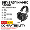 Velour Earpads for BEYERDYNAMIC DT880,DT531, DT690, DT811, DT880 Series, DT911, DT931 &amp; DT990 Series