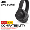 Replacement Earpads for JBL 500BT Headphones - PU Leather &amp; Memory Foam Ear Cushion