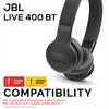 Replacement Earpads for JBL Live 400BT Headphones - PU Leather &amp; Memory Foam