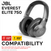 Replacement Earpads for JBL EVEREST ELITE 750 &amp; 750NC Headphones - PU Leather &amp; Memory Foam