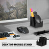 Desktop PC Mouse Stand Holder with Stationary Pen Holder, For Gaming &amp; Office Mice From Logitech, Razer, Corsair &amp; More