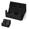 Wall Mount Dual Mouse Holder Display Stand - Holds Gaming &amp; Most Size Mice, Screw-In or Stick-On Mounting Options