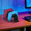 Desktop Dual Game Controller Stand Holder – Stylish, Minimal Wave Design, Suitable for PS5, Xbox, Switch, PC &amp; Retro Gamepads