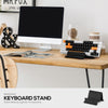 Desktop Keyboard Stand Holder - Minimal, Modern Wave Design for Display &amp; Safe Storage for All Gaming, Home &amp; Office Keyboards