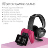 Desktop Game Controller &amp; Headphone Stand Hanger - Stylish, Minimalist Wave Design for PS5, Xbox, Switch, PC &amp; Retro Gamepads