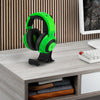 Desktop Headphone Stand - Curved Hanger with Non-Slip Base &amp; Cable Management- Compatible with SteelSeries, Sennheiser, Razer, Bose, Sony &amp; More