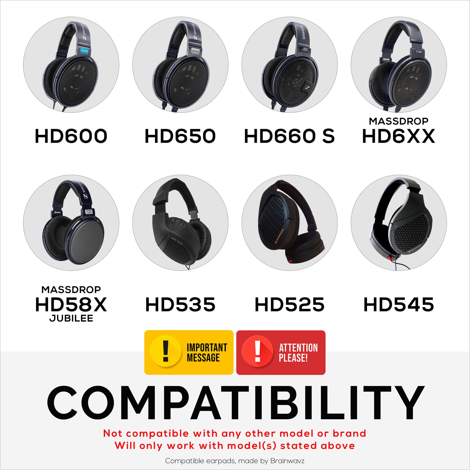 适用于Sennheiser HD600、HD650、HD660S、HD525、HD535 的混合厚耳垫 