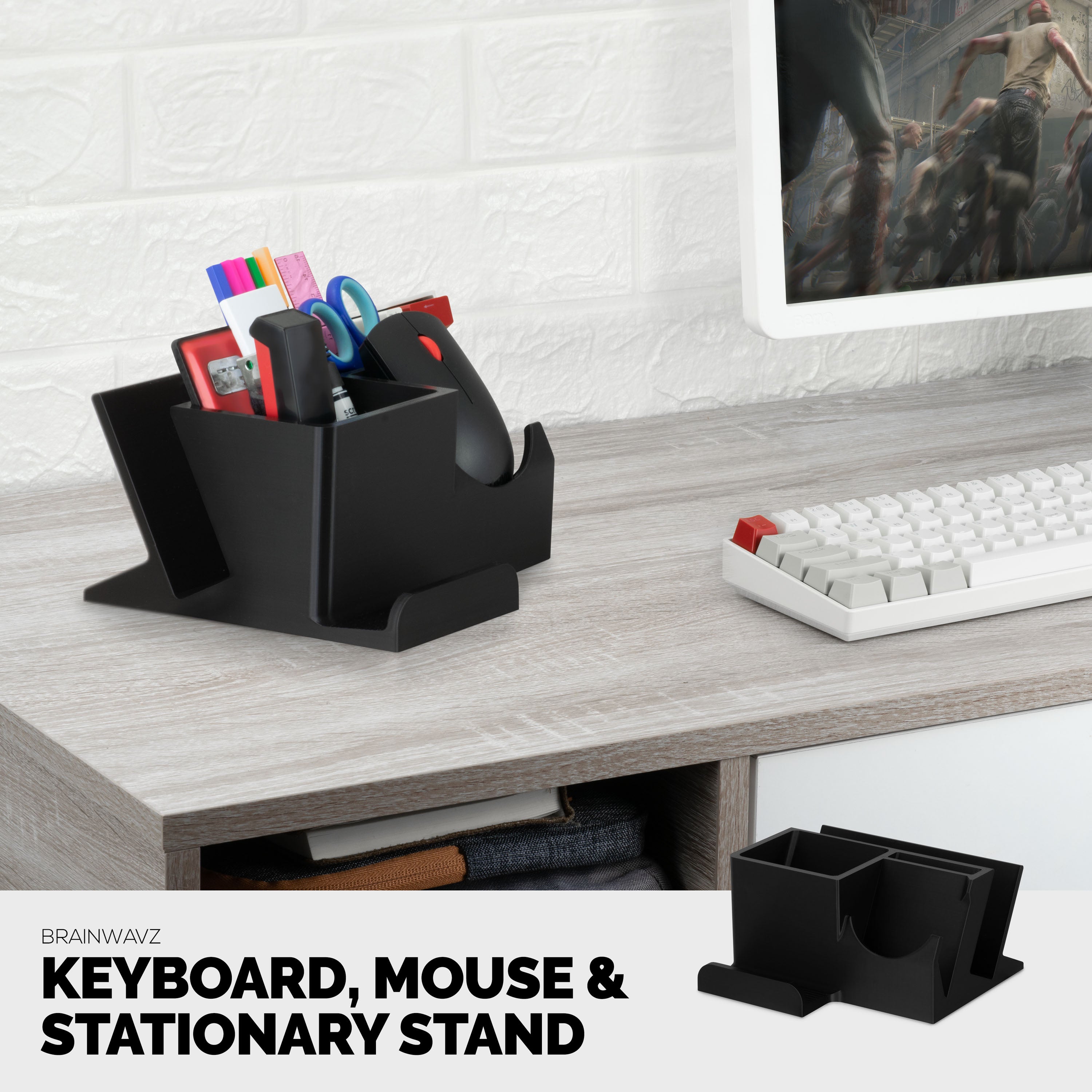 Support/clavier 21po+souris amovible - Accessoires d'ordinateur