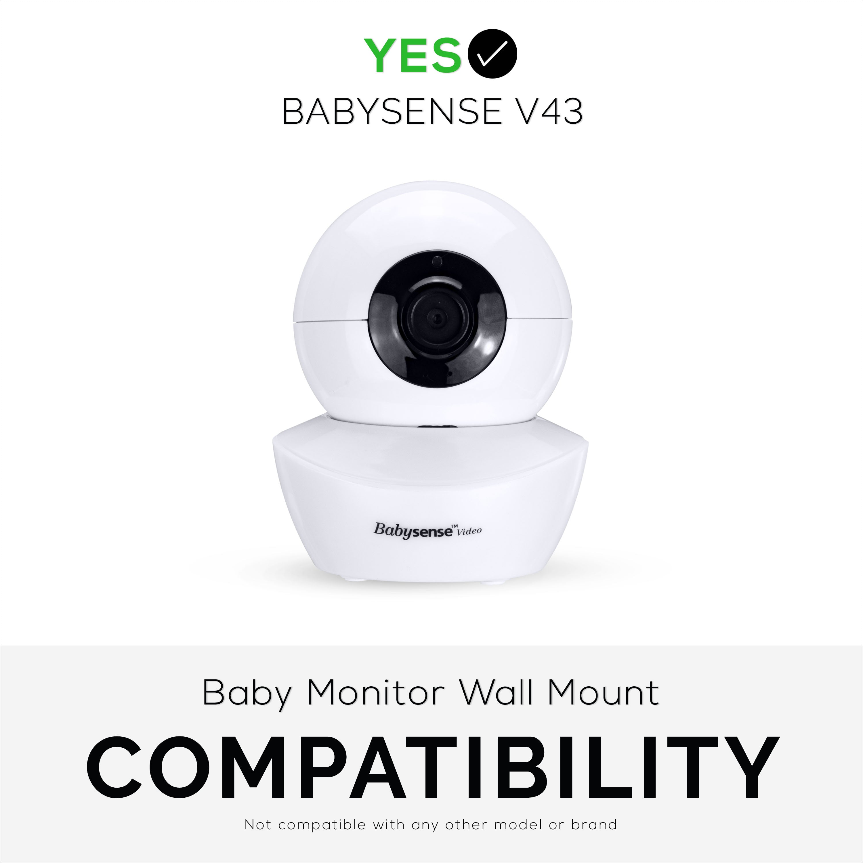 Babysense V35US Moniteur vidéo pour bébé avec une caméra Manuel d