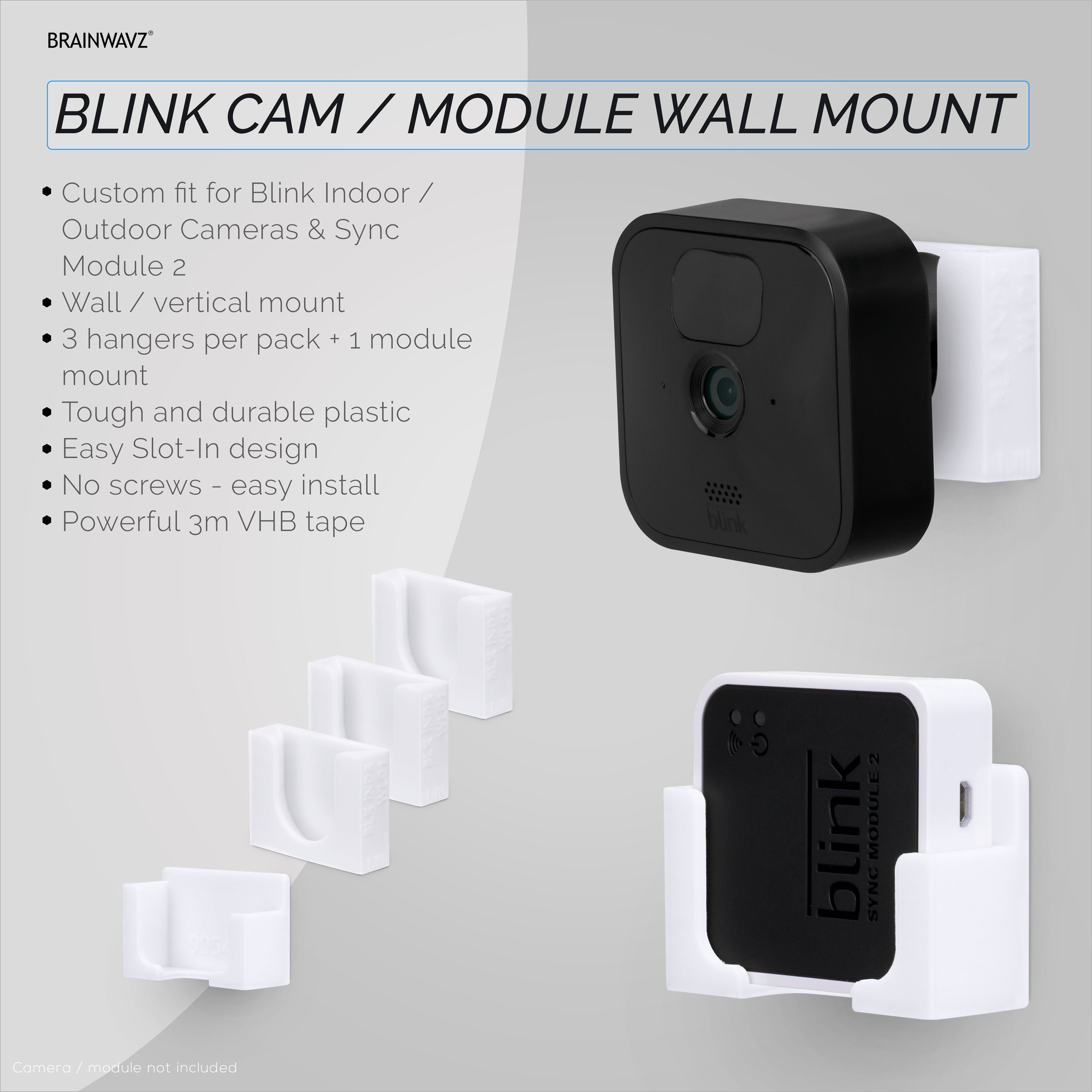 Blink Indoor 5 Camera System Wireless, HD Security Camera with 2
