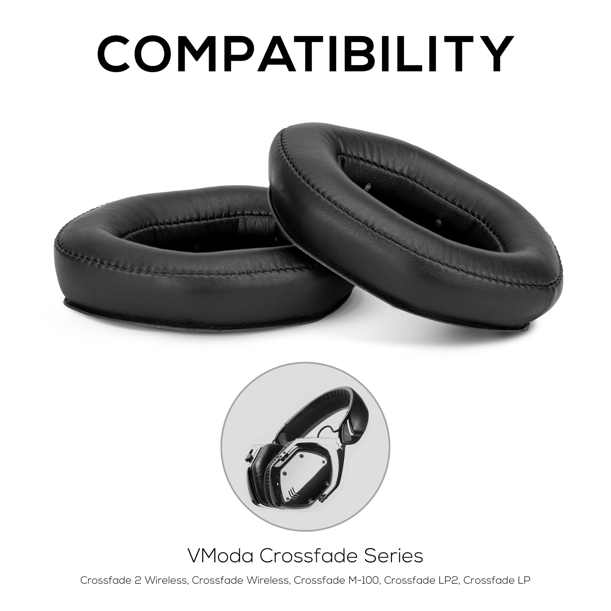 V-MODA Crossfade Replacement Earpads - Premium Materials & Memory