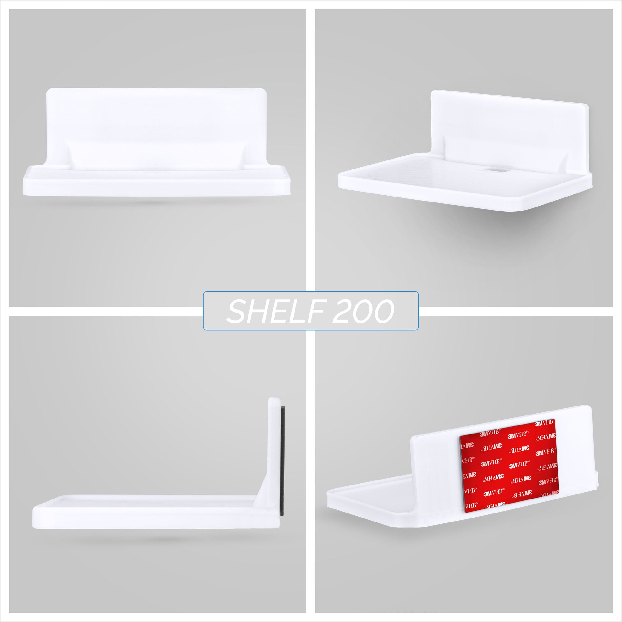 Small Adhesive Wall Shelves Acrylic Display Shelf Mini Floating
