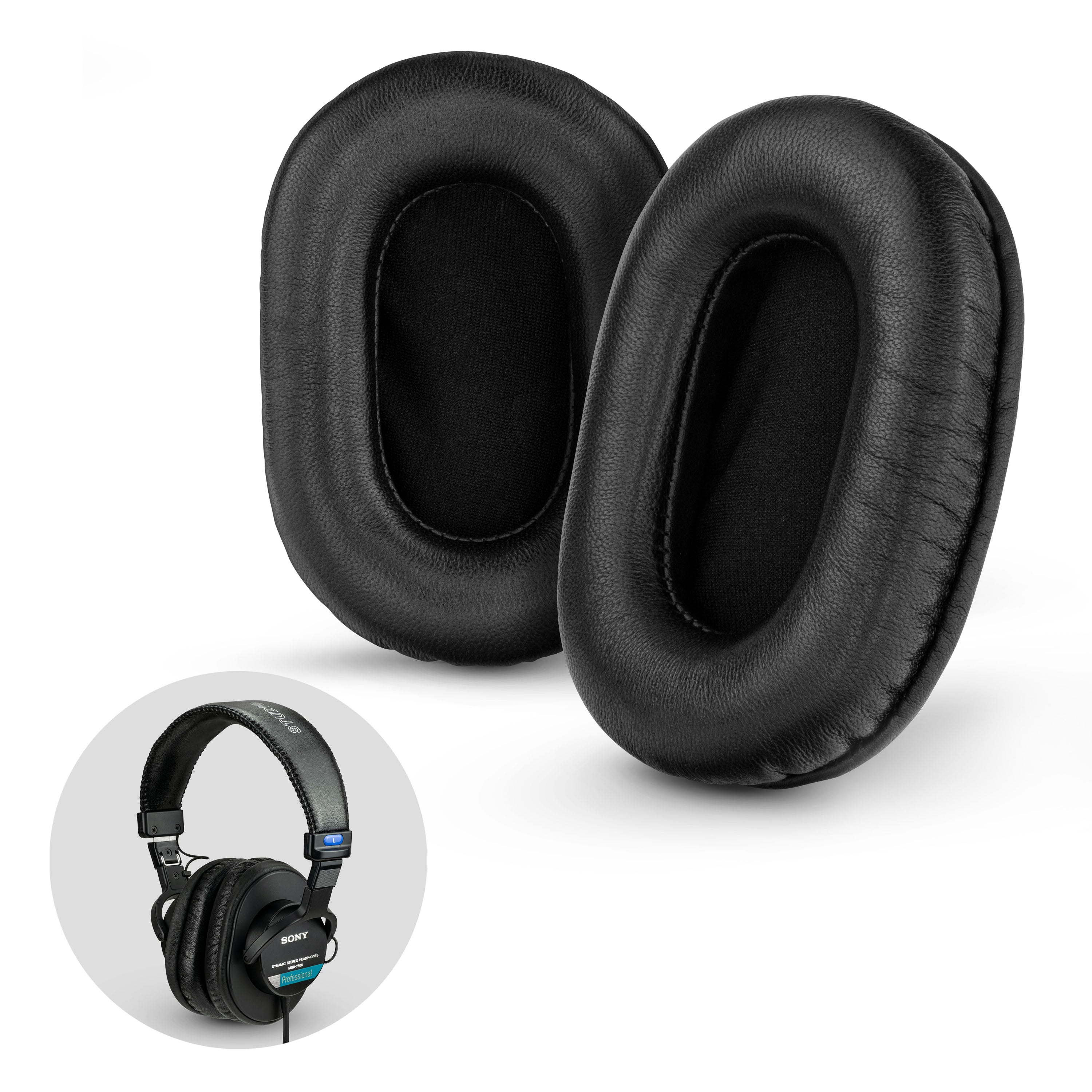 SONY MDR-7506 SHEEPSKIN Leather Replacement Premium Earpads