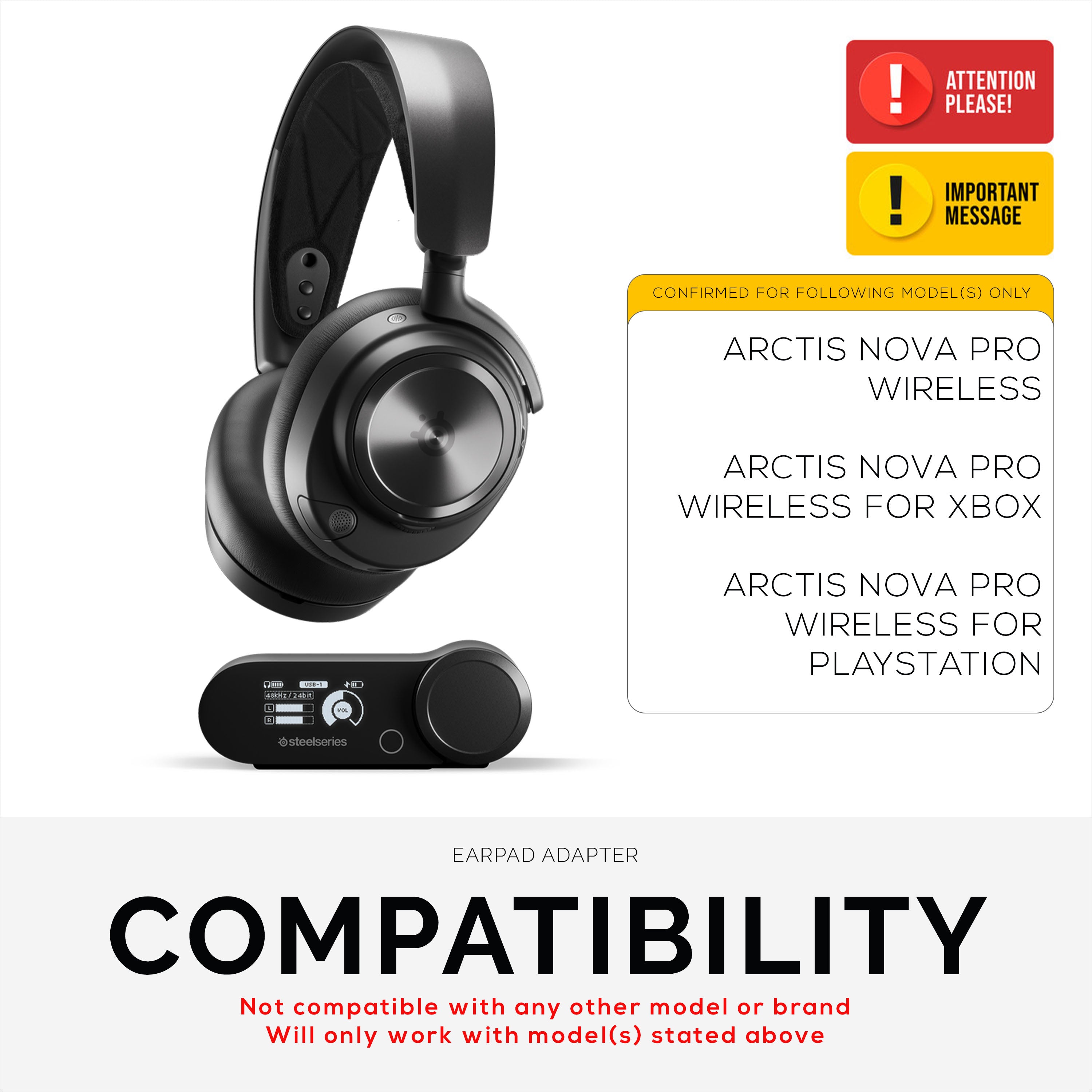 Steelseries Arctis Nova Pro Wireless Over-ear Gaming Headphones