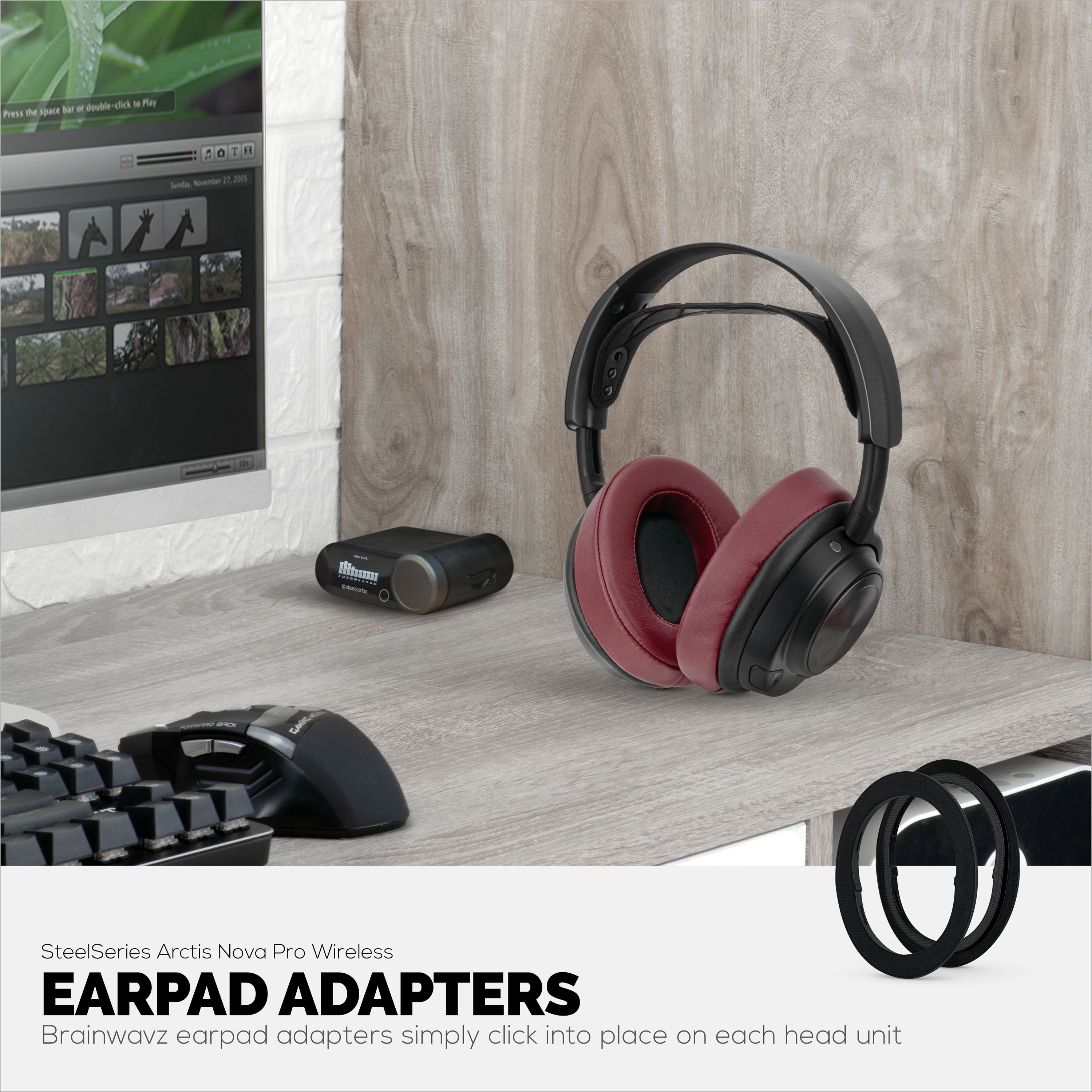 SteelSeries Arctis Nova Pro Wireless Over-Ear Gaming Headset for