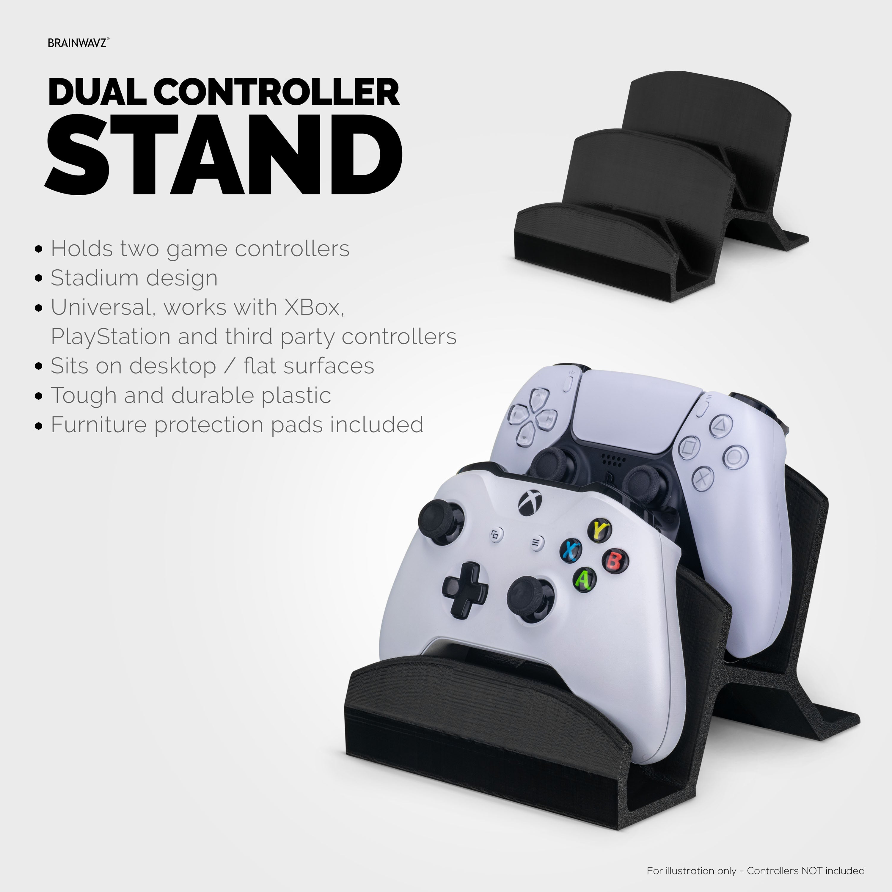 Xbox Series X Controller Stand Mount Holder For Top Xbox Console Gaming  Setup