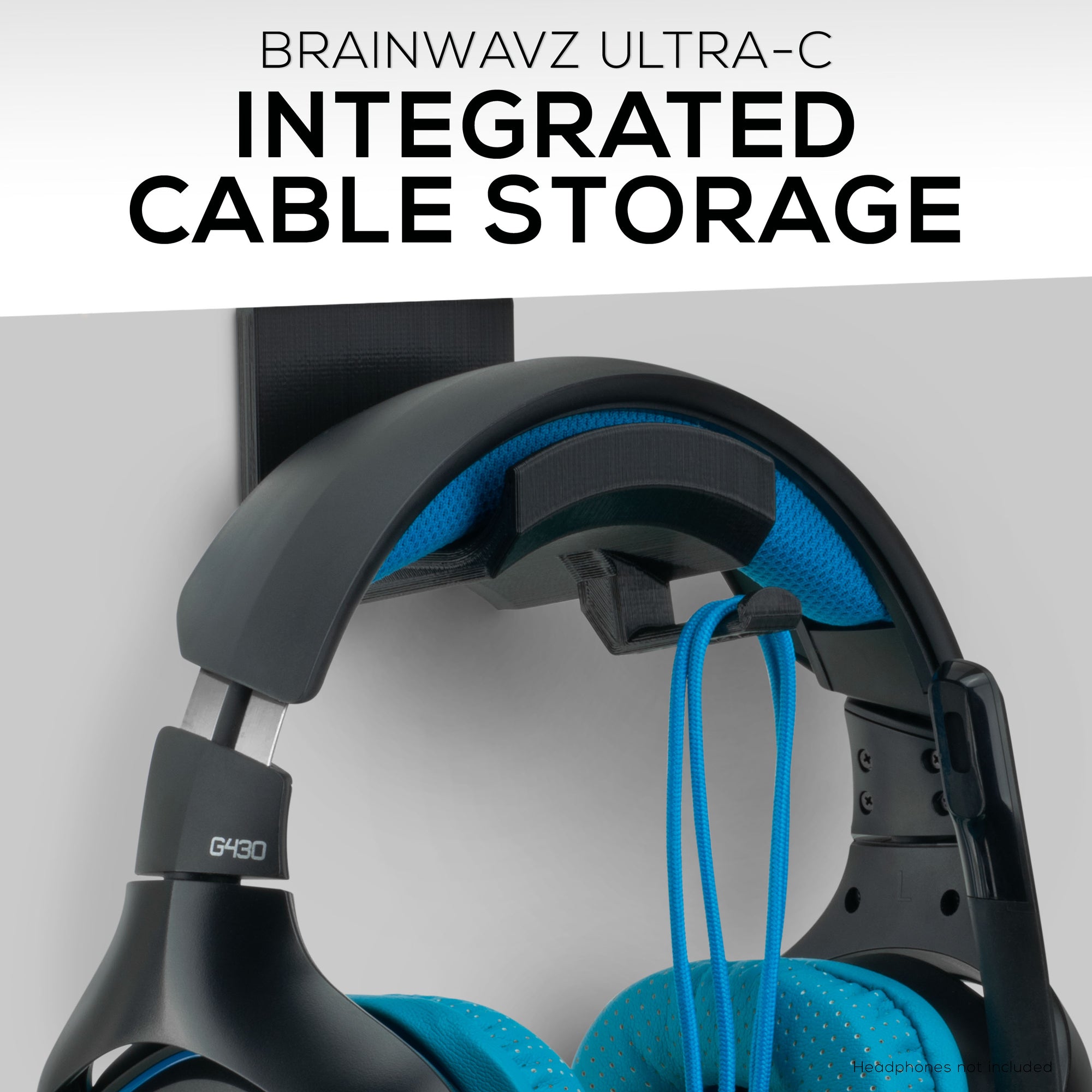 XLT - Under Desk Dual Headphone Hanger Holder - Brainwavz Audio